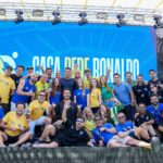 Casa Ronaldo atrai milhares de pessoas nos dias de jogos da Copa do Mundo.