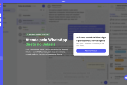 Plataforma da Belasis integrou a API oficial do WhatsApp Business ao seu sistema.