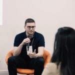 Iago Sartor como palestrante na ACATE - Associação Catarinense de Tecnologia.