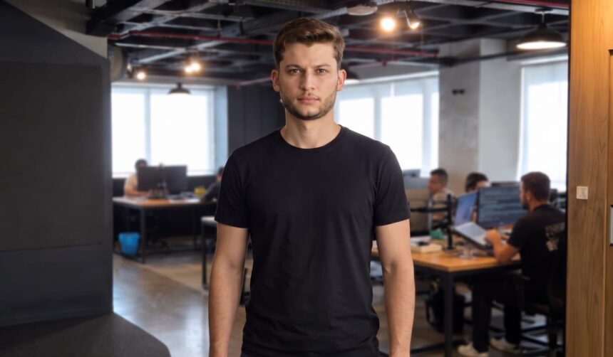 Wylker Moreno, CTO da 4Selet, no escritório da empresa em Goiânia.