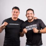 Acelino "Popó" Freitas e Lucas Pontes, fundador da Autocred Nacional.