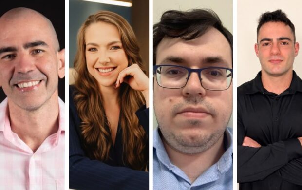 Marco Orsini, Luiza Travalloni, Wladimir Bocca e Guilherme Reinheimer